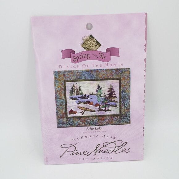 2001 McKenna Ryan Pine Needles Art Quilts Echo Lake Pattern Spring is in the Air - Picture 1 of 12